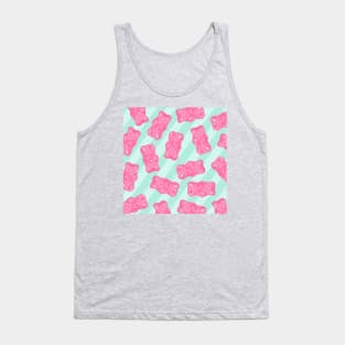 Gummy Bears Pattern Tank Top